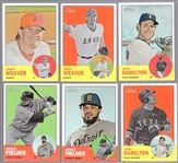 2012 Topps Heritage Bsbl. (1963 Style)- 6 Diff. SP/ Image Swap Cards