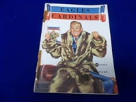 10/8/49 Phil. Eagles vs. Chicago Cardinals (Shibe Park) Football Program
