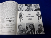 10/8/49 Phil. Eagles vs. Chicago Cardinals (Shibe Park) Football Program