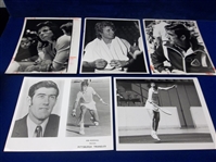 12 Diff. 1970's Pittsburgh Triangles/ World Team Tennis Press Photos