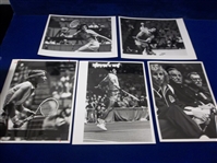 12 Diff. 1970's Pittsburgh Triangles/ World Team Tennis Press Photos