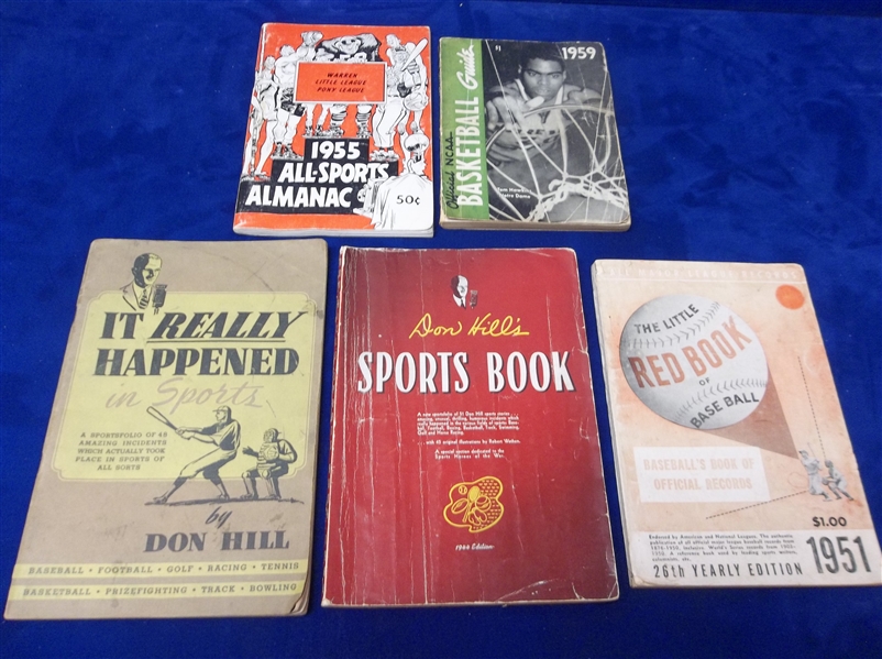 Five Diff. Soft Cover Books