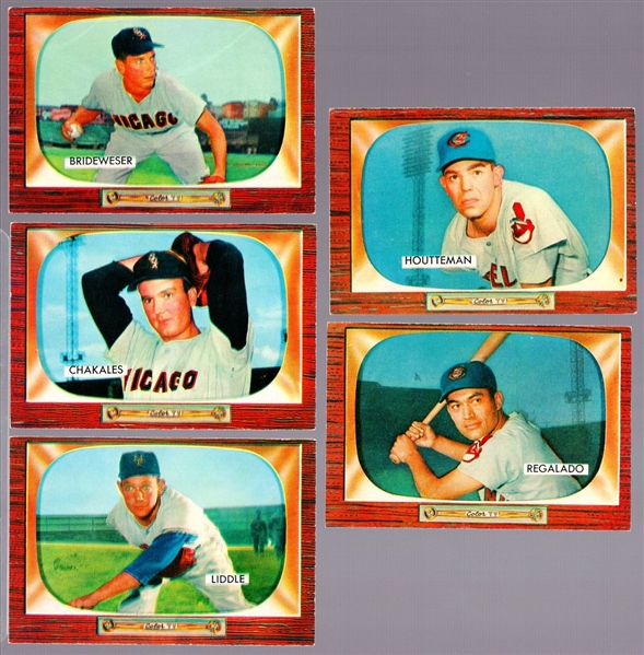 1955 Bowman Baseball- 10 Diff