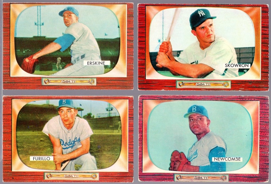 1955 Bowman Baseball- 4 Diff