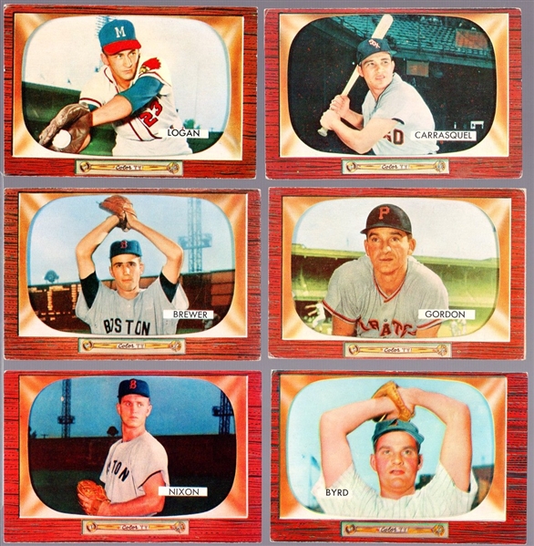 1955 Bowman Baseball- 12 Diff