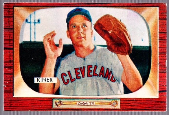 1955 Bowman Bb- #197 Ralph Kiner, Cleveland