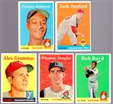 1958 Topps Baseball- 10 Diff