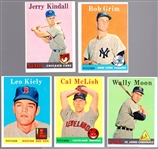 1958 Topps Baseball- 11 Diff