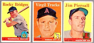 1958 Topps Baseball- 25 Diff