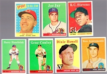 1958 Topps Baseball- 14 Diff