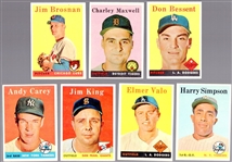 1958 Topps Baseball- 14 Diff