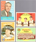 1959 Topps Baseball- 4 Diff