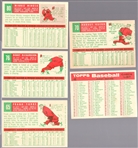 1959 Topps Baseball- 5 Diff