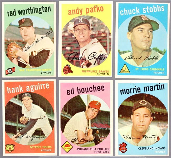 1959 Topps Bb- 12 Diff