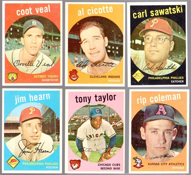 1959 Topps Bb- 12 Diff