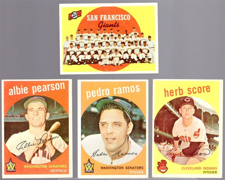 1959 Topps Bb- 25 Diff
