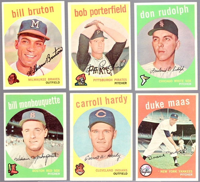 1959 Topps Bb- 12 Diff