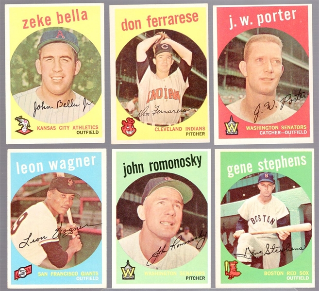 1959 Topps Bb- 12 Diff