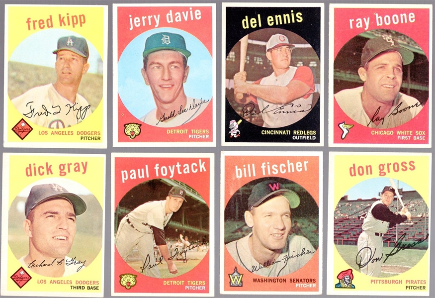 1959 Topps Bb- 16 Diff