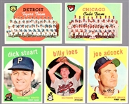 1959 Topps Bb- 5 Diff