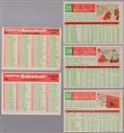 1959 Topps Bb- 5 Diff