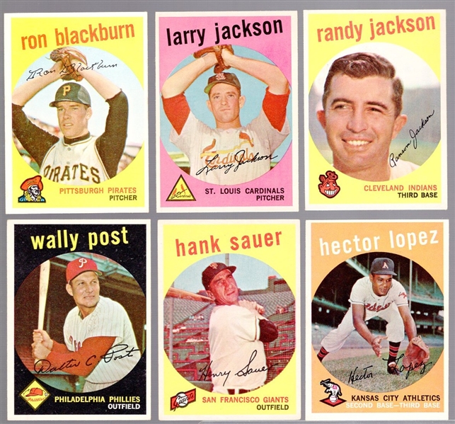 1959 Topps Bb- 12 Diff