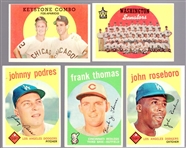 1959 Topps Bb- 5 Diff
