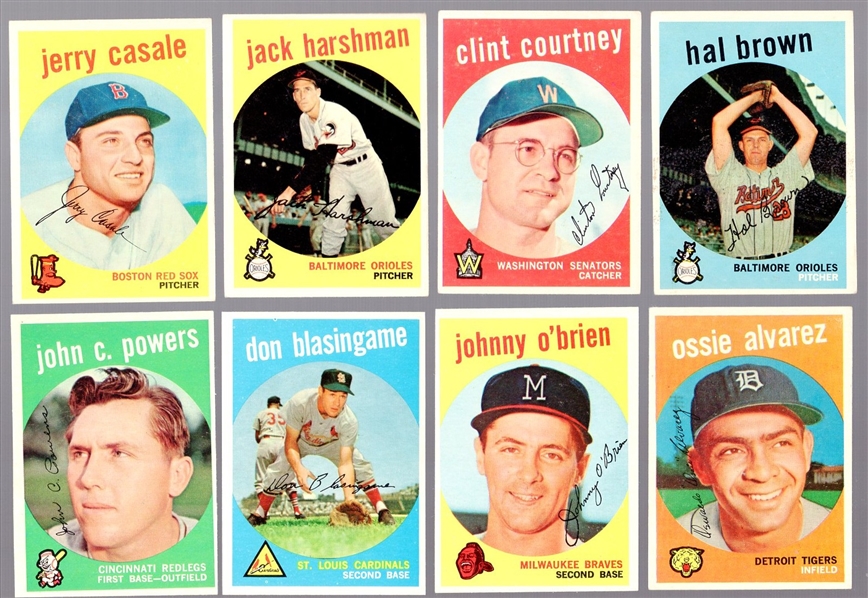 1959 Topps Bb- 8 Diff