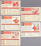 1959 Topps Bb- 5 Diff Hi#'s