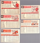 1959 Topps Bb- 5 Diff Hi#'s
