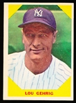 1960 Fleer Bb Greats- #28 Lou Gehrig