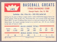 1960 Fleer Bb Greats- #42 Ty Cobb