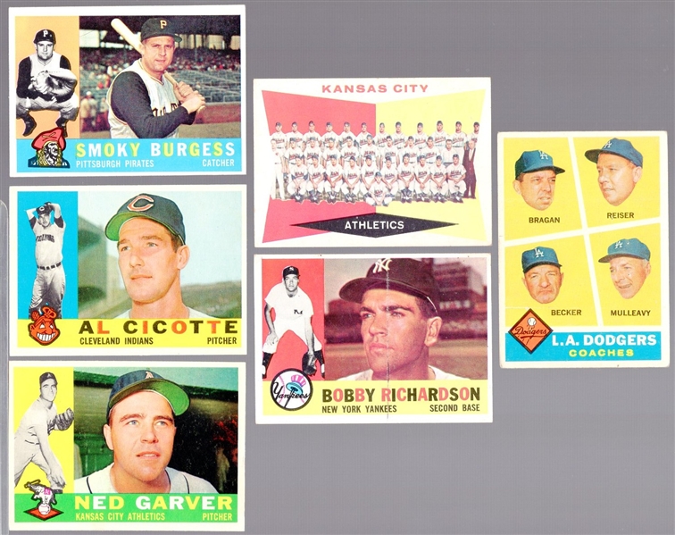 1960 Topps Bb- 25 Diff