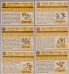 1960 Topps Bb- 6 Diff Hi#'s