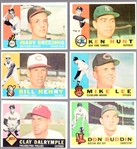 1960 Topps Bb- 6 Diff Hi#'s