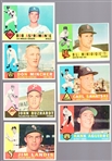 1960 Topps Bb- 7 Diff Hi#'s