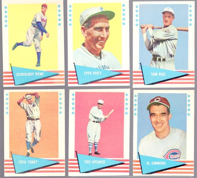1961 Fleer Bb Greats- 12 Diff