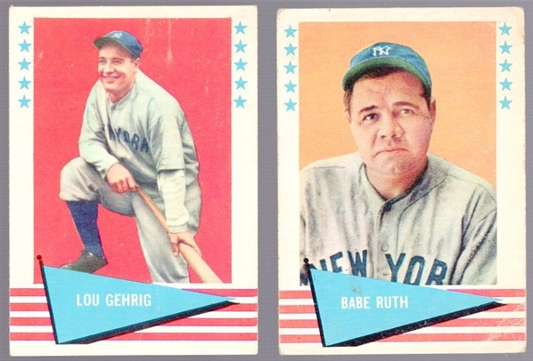 1961 Fleer Bb Greats- 2 Stars