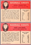 1961 Fleer Bb Greats- 2 Stars