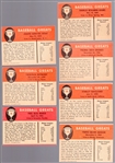 1961 Fleer Bb Greats- 7 Diff