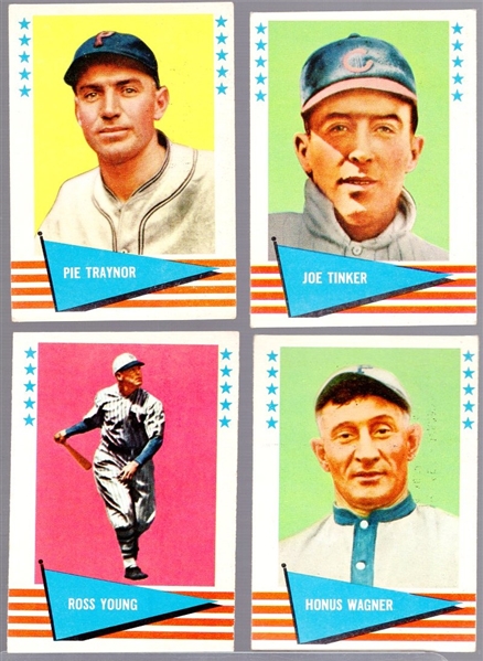 1961 Fleer Bb Greats- 4 Diff
