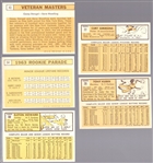 1963 Topps Baseball- 5 Diff