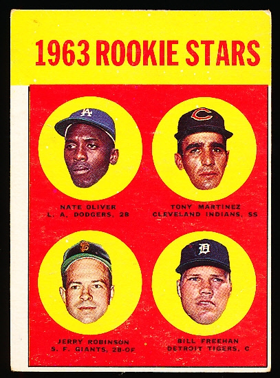 1963 Topps Baseball- #466 Bill Freehan RC