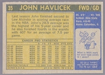1971-72 Topps Bskbl. #35 John Havlicek
