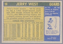 1971-72 Topps Bskbl. #50 Jerry West