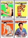 1971-72 Topps Bskbl.- 4 Diff. Cards