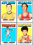 1971-72 Topps Bskbl.- 4 Diff. Cards