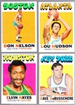 1971-72 Topps Bskbl.- 4 Diff. Cards
