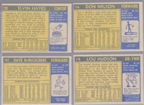1971-72 Topps Bskbl.- 4 Diff. Cards
