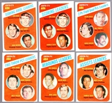 1971-72 Topps Bskbl.- 6 Diff. ABA Leader Cards